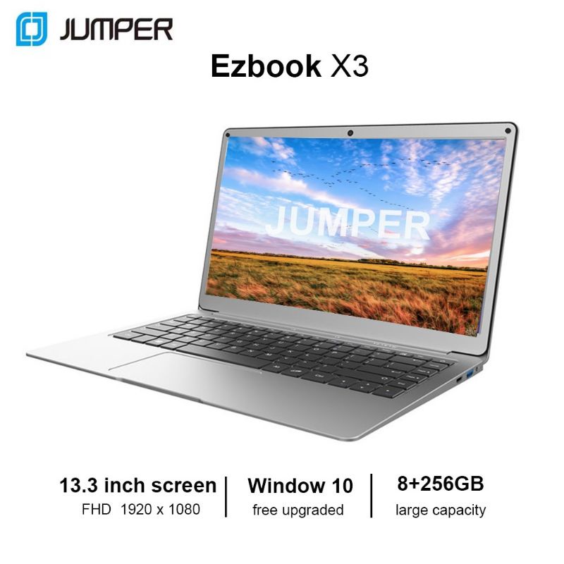Jumper Tech EZbook X3 (หน้าจอ 13.3" FHD/   INTEL Apollo Lake N3450/ Ram 8GB/ 256 GB SSD