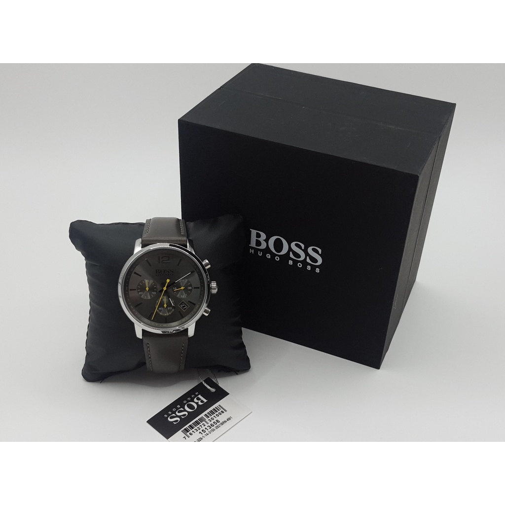 นาฬิกา HUGO BOSS MEN'S HB1513658 42 MM ATTITUDE QUARTZ CHRONOGRAPH พร้อมกล่อง (ใหม่)