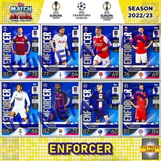 TOPPS MATCH ATTAX 2022/23: ENFORCER การ์ดสะสมฟุตบอล Football Trading Card