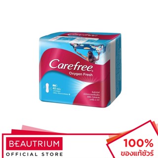 CAREFREE Oxygen Fresh Super Dry Shower Fresh ผ้าอนามัย 40pcs