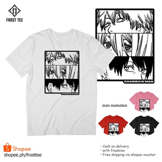 เสื้อยืด- Chainsaw Man Main Anime Shirt | FROST TEE