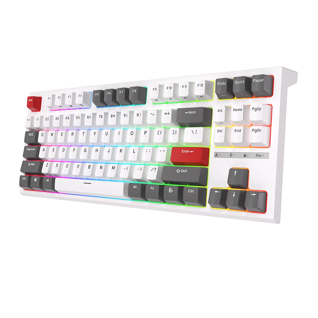 ใหม่ Royal Kludge RK R87 คีย์บอร์ดเล่นเกม แบบใช้สาย 87 คีย์