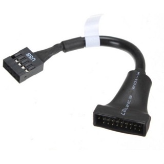 สายแปลง USB 3.0 20 Pin Male to USB 2.0 9 Pin Motherboard Female Cable