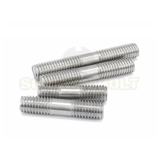 สตัด โบลท์ เกลียวไม่ตลอด สแตนเลส 304 เกลียวมิล 2 ข้าง M8 / 2 Thread End Stud Bolt SUS304