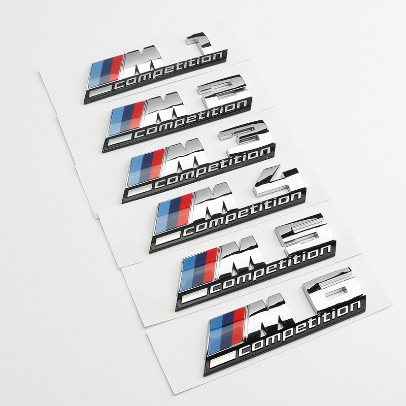 สติกเกอร์ตราสัญลักษณ์โลโก้รถยนต์ BMW M2 Thunder Version สําหรับ BMW M Power M1 M2 M3 M4 M5 M6 X1M X2M X3M X4M X5M X6M