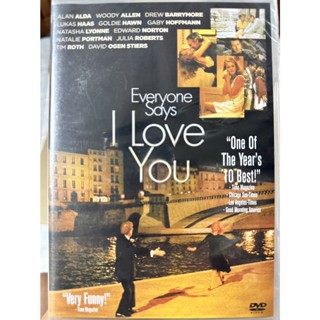 DVD : Everyone Says I Love You (1996) ทุกคนบอกว่าฉันรักคุณ  " Woody Allen, Drew Barrymore " A Film by Woody Allen