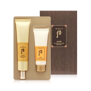 พร้อมส่ง/แท้
The history of whoo Wrinkle Sun Cream Special Set (2items) SPF50+ PA++++ ขนาด 75 mL