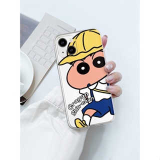 Hat Crayon Shin-chan เคสไอโฟน iPhone 11 14 pro max 8 Plus case X Xr Xs Max Se 2020 cover 14 7 Plus เคส iPhone 13 12 pro