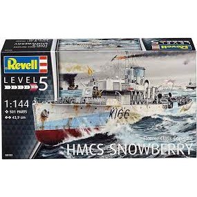 พลาสติก โมเดล ประกอบ REVELL สเกล 1/144 HMCS Snowberry Flower Class Corvette (05132)