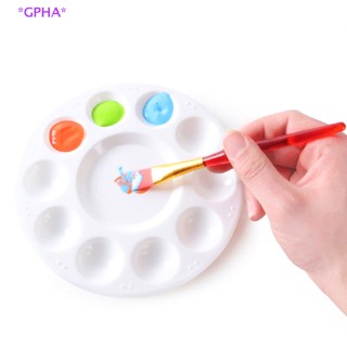 GPHA&gt; Palette 10 Grid Art Paint Tray Artist Watercolor Plastic Mixing Palette Supplies new