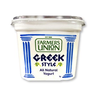 ฟาร์เมอร์ส์ยูเนียน กรีกโยเกิร์ต 1 กิโลกรัม Farmers Union Greek Yogurt 1Kg