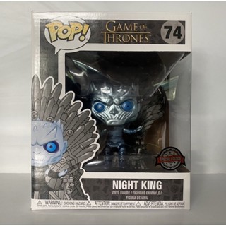 Funko Pop Night King Metallic On Thrones Game Of Thrones Exclusive 74 ขนาด 6 นิ้ว