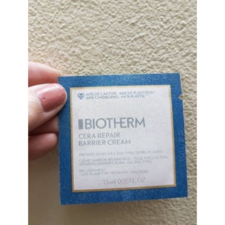 BIOTHERM CERA REPAIR BARRIER CREAM  ไบโอเฮิร์ม ครีมบำรุงผิวหน้า 1.5 มล.