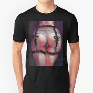 [S-5XL]Bondage Lingiri Female Body Ass T Shirt 100% Cotton Bondage Lingiri Female Ass Belts Bdsm Pumped Up Athletic_46