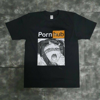 [S-5XL]3clV    มี     ลาย     พรีเมี่ยม    ⚡️ Pornhub T-shirt 100% cotton_18