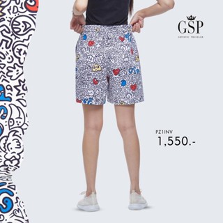 GSP Short NEW GSP  กางเกงขาสั้น ลายพิมพ์ Vacay Vibes (PZ1INV)