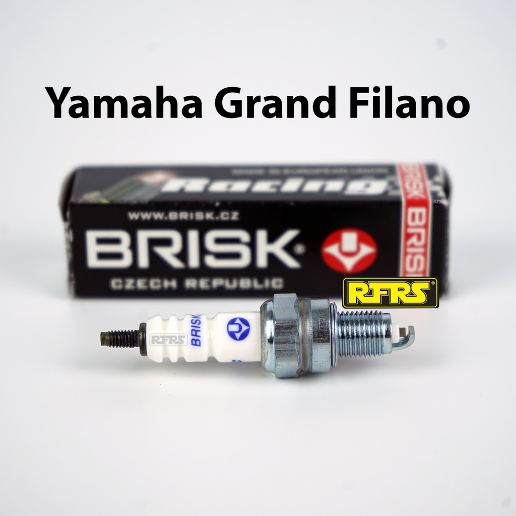 หัวเทียน BRISK COPPER RACING แกนทองแดง Yamaha Grand Filano (CY41RAN) รองรับทุกน้ำมัน