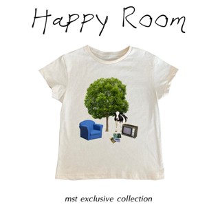 MOST 🌳🛋📺 เสื้อยืด Happy Room by mst | Classic Cotton | Tee