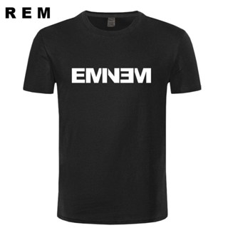 [COD] เสื้อยืดผ้าฝ้าย 100% พิมพ์ลาย Eminem พลัสไซซ์ ของขวัญคริสต์มาส สําหรับผู้ชายS-5XL