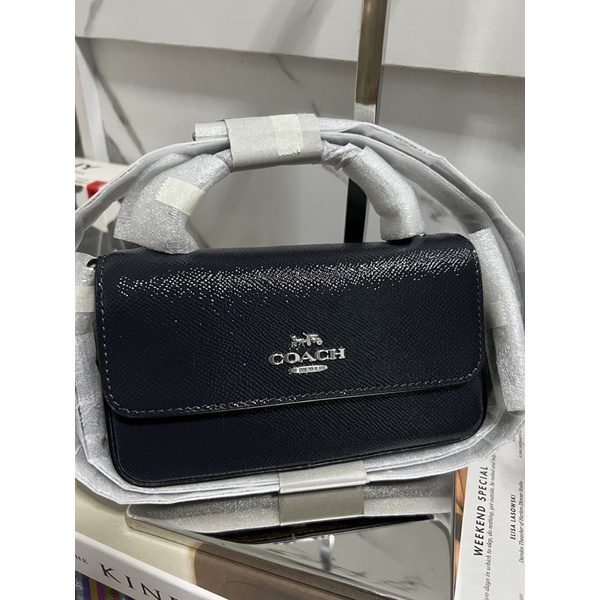 พร้อมส่ง Coach Mini Josie Top Handle Crossbody #Midnight Navy