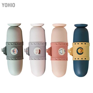 [คลังสินค้าใส]Yohio กล่องใส่แปรงสีฟัน ลายการ์ตูน แบบพกพา สําหรับเดินทาง ตั้งแคมป์ บ้าน โรงเรียน