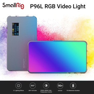 SmallRig RGB Video Light, Portable LED Camera Light Full Color Fill Light CRI 96+ Rechargeable LED DSLR Lighting with Aluminum Alloy for Photography, Video Conference, YouTube, TikTok 3489