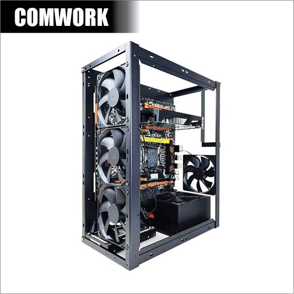 เคส เปิด เปลือย 3D E-ATX ATX M-ATX CASE COMPUTER WORKSTATION SERVER COMWORK