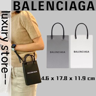 บาเลนเซียก้า  Balenciaga  SHOPPING กระเป๋าใส่โทรศัพท์ขนาดเล็ก/กระเป๋าผู้หญิง/กระเป๋าสะพายข้าง/กระเป๋าสะพายไหล่/Mini Sty