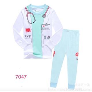 LG-7047 ชุดนอนเด็กหญิงลาย Doctor