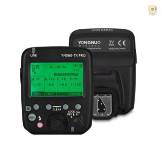 YONGNUO YN560-TX PRO 2.4G On-camera Flash Trigger Speedlite Wireless Transmitter with LCD Screen for  DSLR Camera for   YN862N/YN968N/YN200/YN560III/YN560IV/YN860Li/YN720/YN66