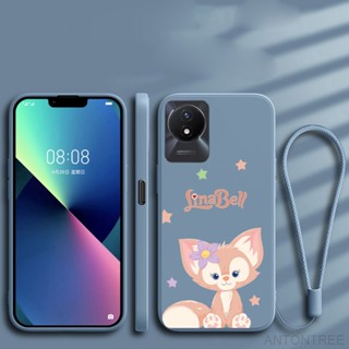 [ฟรีสายคล้อง] [ฟรีสายคล้อง] เคสซิลิโคนยาง ลายดิสนีย์ LinaBell กันกระแทก สําหรับ Vivo Y02 2022 Y02s Y16 Y35 Y22 Y22s