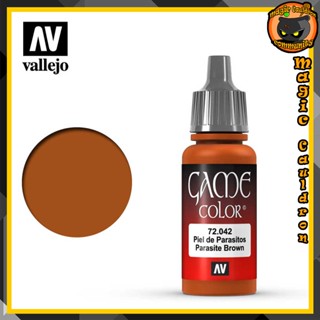 Parasite Brown 17ml. Vallejo Game Color สีอะคริลิคสูตรน้ำ