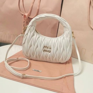 พร้อมส่ง MiuMiu Wander Mini hobo bag(Ori)เทพ