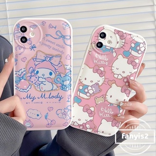 เคสป้องกันโทรศัพท์มือถือ ลายการ์ตูนคิตตี้ สําหรับ Vivo Y02 Y22 V25 Pro Y20 Y21 Y16 Y02S Y51 Y20S Y30 Y17 Y15 Y12 Y50 V21 Y1S Y19 Y15A Y75 V20 Pro SE Y35 V23 5G