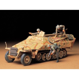 [ชุดโมเดลสเกลประกอบเอง] TAMIYA 35195 1/35 Mt1.SPW Sd.Kfz. 251/1 Ausf.D โมเดลทามิย่าแท้ model