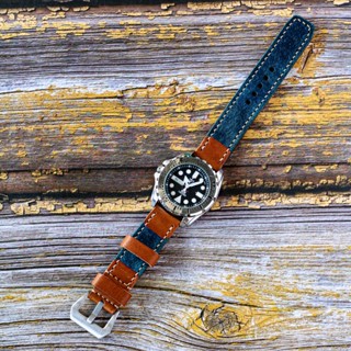 สายนาฬิกาหนังแท้  22 มิล(นาฬิกาไม่รวมในรายการขาย) Watch band leather watch strap