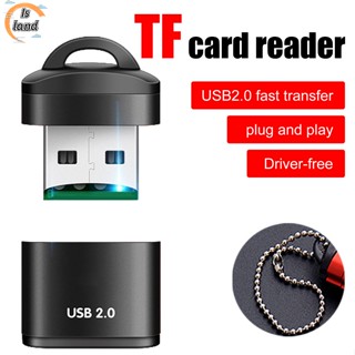 【IS】เครื่องอ่านการ์ด Micro Sd/tf พร้อมพวงกุญแจ Usb2.0 ความเร็วสูง ขนาดเล็ก แบบพกพา สําหรับโทรศัพท์มือถือ