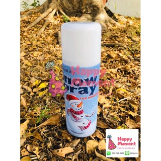 SPRAY SNOW สเปรย์หิมะ สเปรย์ฉีดติดกระจก ไม่ละลาย ไว้ตกแต่งกระจก-หน้าต่าง