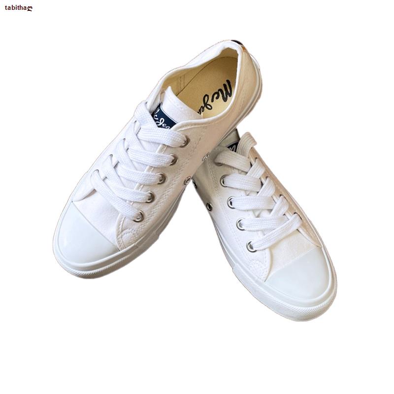 ส่งฟรี! ♨✈✈🔥Sparks Shoes🔥MC รองเท้าผ้าใบ M09Z006 Unisex สีขาว【36.5~45 หลา】