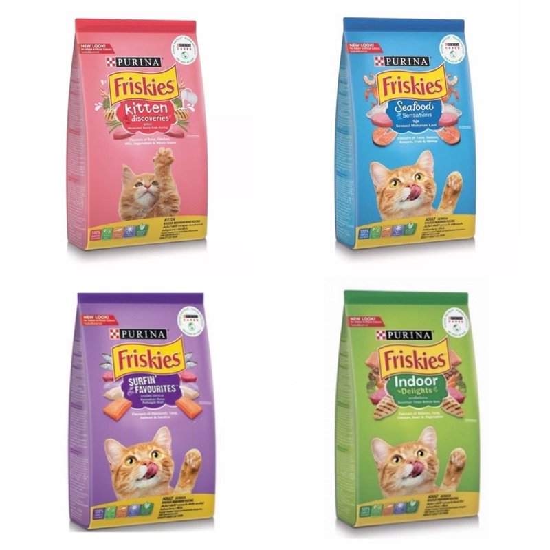 *6kg* Purina Friskies อาหารแมวชนิดเม็ดขนาด 6 kg