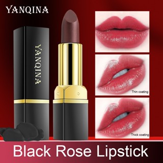 [100% brand new] YANQINA black rose blue lipstick witch color changing lipstick moisturizing long-lasting lipstick