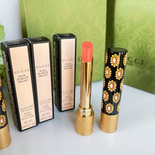 ลิป Gucci Rouge de Beaute Brillant Glow &amp; Care Lip Colour 1.8g สี216 My Cousin Rachel