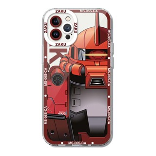 [พร้อมส่ง] เคสโทรศัพท์มือถือ ลายกันดั้ม Zaku สําหรับ iPhone Apple 14 13 12 11 pro xs max 7 8