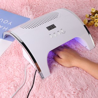 [ลดล้างสต๊อก]Health &amp; beauty 2 in1 Intelligent Infrared Sensor Dust Cleaner Polish Nail Manicure Dryer LED Machine