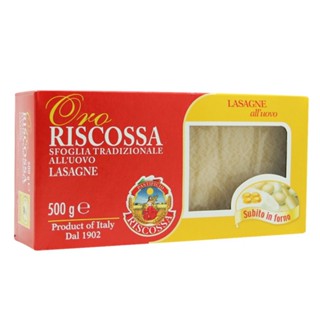 Lasagne sheets with egg 500g - Riscossa