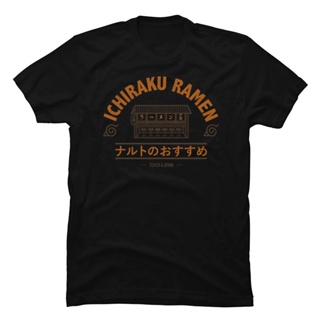 เสื้อยืดผ้าฝ้ายพรีเมี่ยม เสื้อยืด ผ้าฝ้าย ใส่สบาย ลาย Ichiraku Ra Uzumaki Naruto Akatsuki Sharingan สไตล์เรโทร สําหรับผู