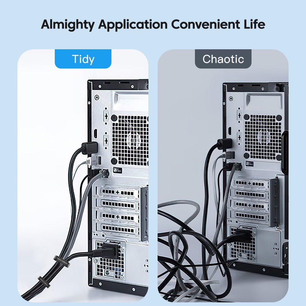 Toocki เทปเทปไนล่อน มีกาวในตัว ทนทาน ยาว 1 เมตร – 5 เมตร สําหรับจัดเก็บสายเคเบิล USB ราคา ถูกที่สุด ดีลบีเคเค แกลเลอรีภาพที่ 6
