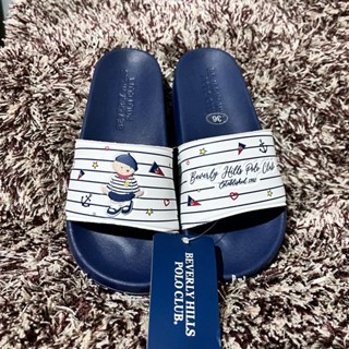 SIZE36💙🐻รองเท้าแตะหมี BEVERLY HILLS POLO CLUB