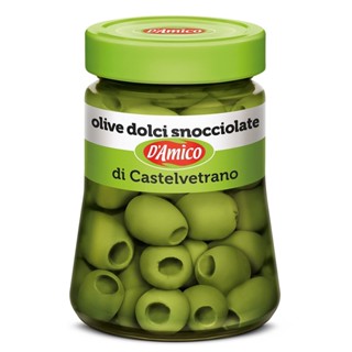 CASTELVETRANO PITTED GREEN OLIVE DAmico 290 G