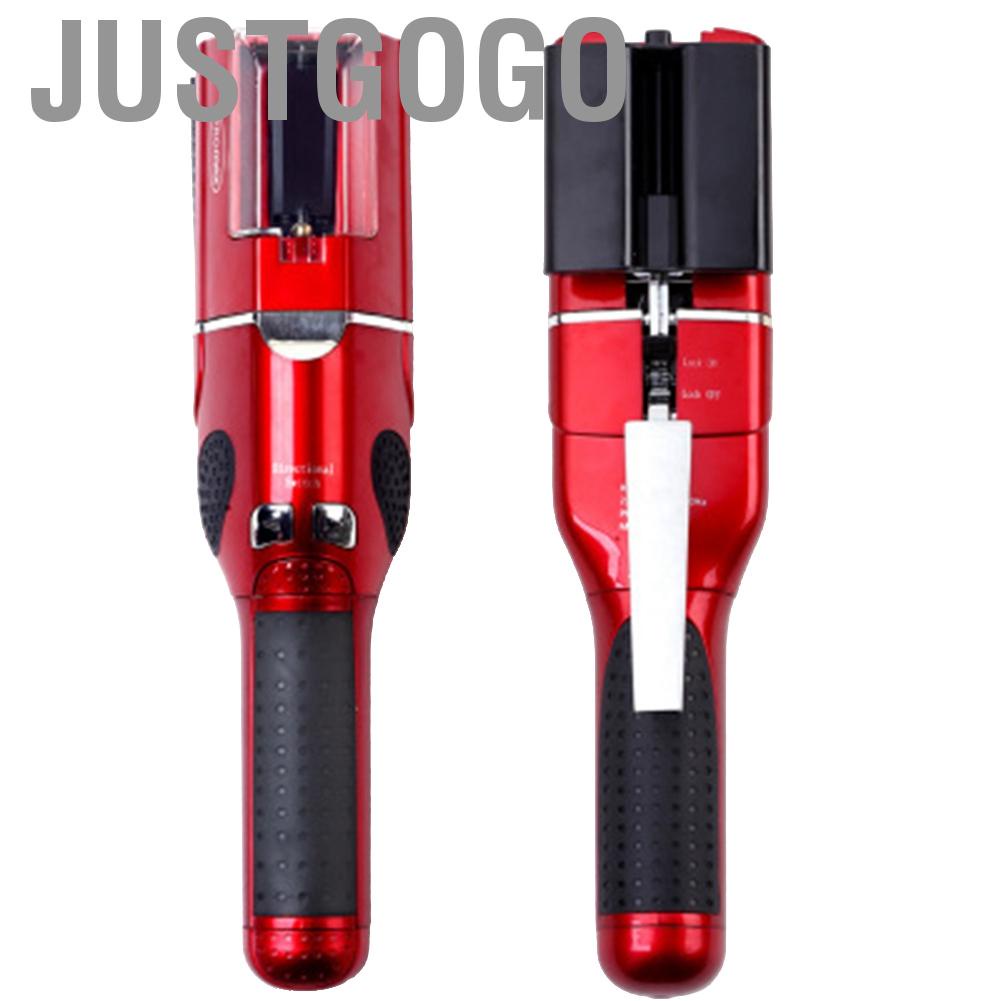 Justgogo Electric Split Ends Hair Trimmer Cordless Automatic Damaged Hair Trimming Tool (US Plug